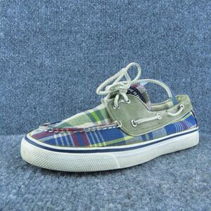 SPERRY Women‎ Boat Shoe Multicolor Fabric Lace Up Size 7.5 Medium
